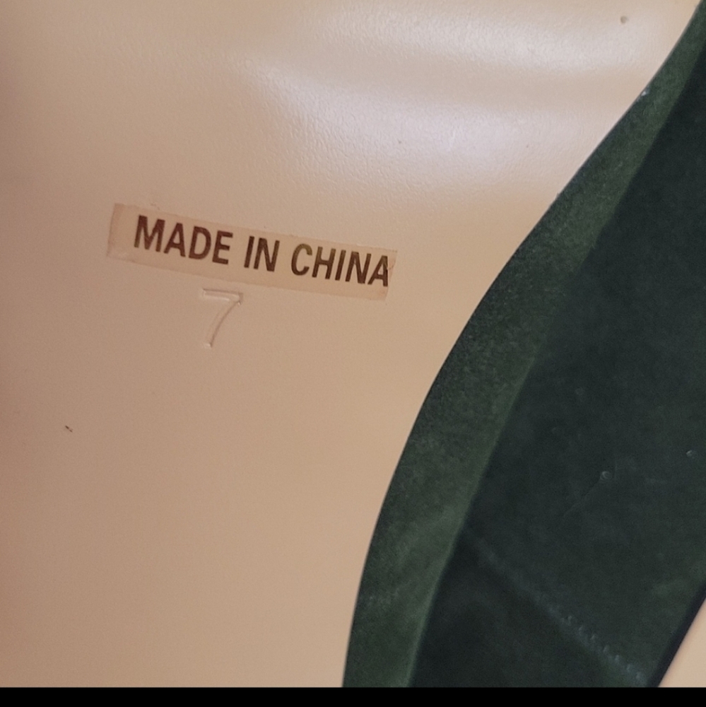 FSJ green kitten heel NEW - Picture 6 of 7